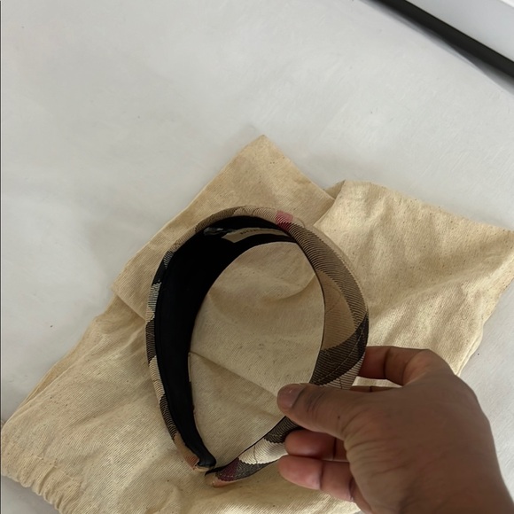 Plaid Headband Burberry - Picture 1 of 4